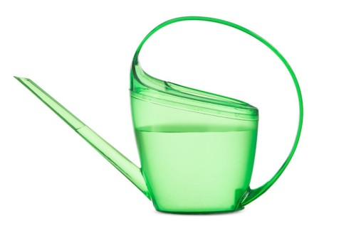 Zielona konewka Scheurich Loop lekka i precyzyjna do roślin domowych.jpg