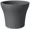 No1 Stone Scheurich klasyczna doniczka czarny granit.jpg