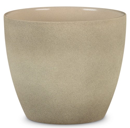 Kamienne osłonki na doniczki taupe Scheurich 920.jpg