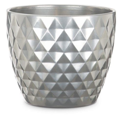 Ceramiczna osłonka Scheurich Crystal Metal srebrna piękna sklep markowedonice.jpg