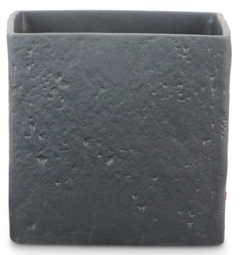 Kamienna kwadratowa osłonka na doniczkę grafitowy kamień.jpg