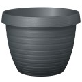 Ciemnoszara antracytowa donica ogrodowa Scheurich Country Star.jpg