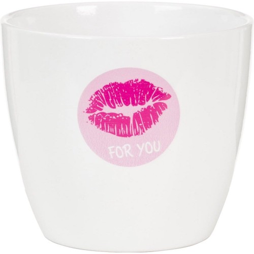 Ceramiczna osłonka na prezent całus Scheurich Pink Kisses sklep markowedonice.jpg