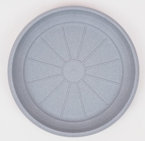 Podstawki pod doniczki Scheurich Linda szary granit.JPG