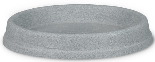 Podstawki pod doniczki Scheurich z polietylenu Marcella szary granit.jpg