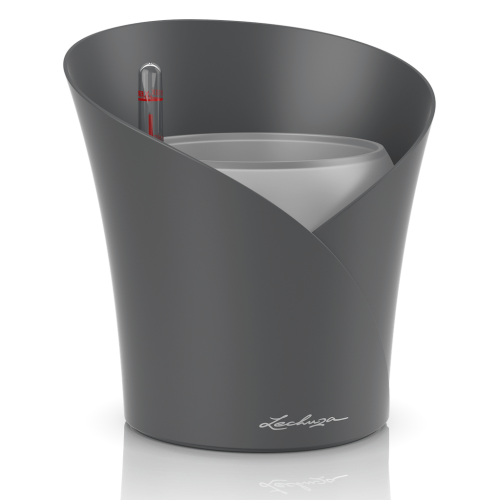 Lechuza Orchidea antracytowa doniczka z nawadnianiem do storczyków sklep markowe donice.png