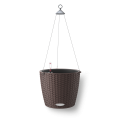 Lechuza Nido Cottage doniczka wisząca z nawadnianiem mokka brąz.png