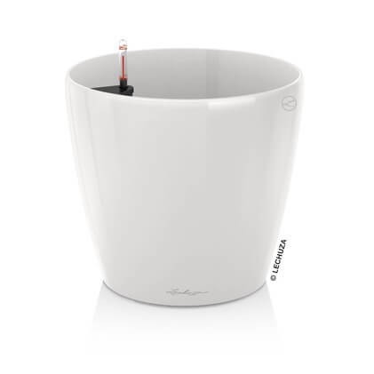 Duża biała donica z nawadnianiem Lechuza Classico Premium.jpg
