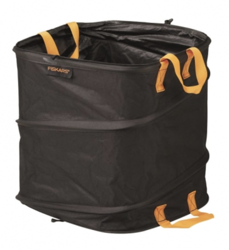 kosz na chwasty liście trawę Fiskars Ergo Pop-up do ogrodu na balkon i taras.png