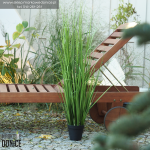 Zielona trawa sztuczna w doniczce wys. 100 cm ładna i gęsta