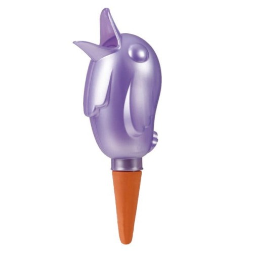 Nawadniacz  dozownik wody do doniczki Scheurich Boerdy ptaszek fioetowy.jpg