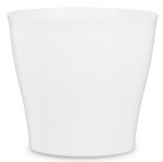 Biała osłonka na doniczkę Scheurich 328 Bright White 21