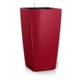 Czerwona wysoka donica Lechuza Cubico Premium Scarlet Red High Gloss.jpg