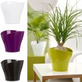 Osłonki na doniczki plastikowe zielone fioletowe białe czarne Scheurich 221 Wave Home.jpg