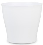 Biała osłonka na doniczkę Scheurich 328 Pure White 15 matowa