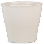 Beżowa osłonka na doniczkę Scheurich 328 Pure Sesame 13