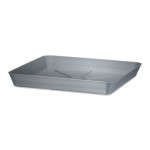 Kwadratowa podstawka pod doniczkę Scheurich Lars 330/30 Light Grey szara