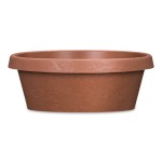 Niska doniczka misa Scheurich Stones Bowl Terracotta powierzchnia kamienna jasnobrązowa