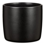 Dekoracyjna osłonka na doniczkę Scheurich 900 czarny mat Ebano 24