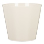 Duża kremowa osłonka na doniczkę Scheurich 226 Purista Avorio 30 