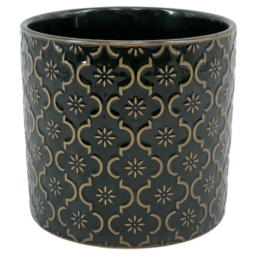 ciemnozielona-doniczka-oslonka-vintage-ornamenty.jpg