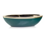 Zielona ze złotym pasem podłużna łódka Polnix Emerald & Gold 31.136