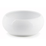 Biała misa do kompozycji roślinnych 31.026 Polnix Piano >>> osłonka doniczka ceramiczna okrągła 14 cm