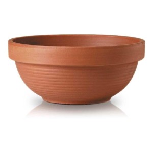 Gliniana doniczka misa niska ITA 27 cm terakota Polnix 