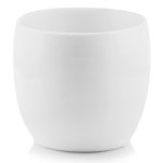 Biała osłonka na doniczkę kula 15 cm doniczka Polnix Piano 31.069