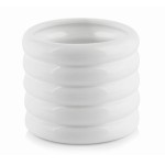 Biała osłonka na doniczkę walec 15 cm Polnix Barcelona 05.180