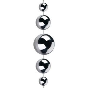 Srebrna girlanda dekoracyjna ze stali nierdzewnej Polnix 74.006 >>> wys. 120 cm