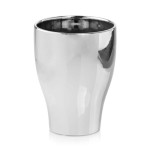 Srebrna lustrzana osłonka do storczyka glamour Polnix Moon 31.040 wys. 18 cm