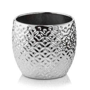 Srebrna osłonka na doniczkę kula 20 Polnix Moon 31.128