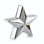 Srebrna figurka ceramiczna gwiazdka >>> dekoracje na Boże Narodzenie 11