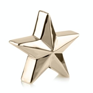 Złota figurka ceramiczna gwiazdka >>> dekoracje na Boże Narodzenie 8
