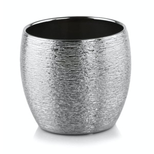 Srebrna osłonka na doniczkę kula Polnix Moon 31.124 11