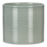 Zielona osłonka na doniczkę Scheurich 828 Sage Green szałwiowa 19