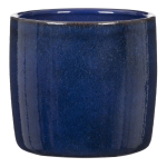 Granatowa osłonka na doniczkę Scheurich 900 Mystic Blue 24