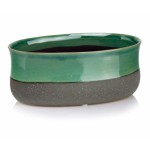 Turkusowa rynna ceramiczna 26 cm Polnix Vintage 10.104