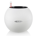 Biała okrągła donica Puro Color 20 Lechuza