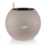 Okrągła donica Puro Color piaskowy brąz 20 Lechuza