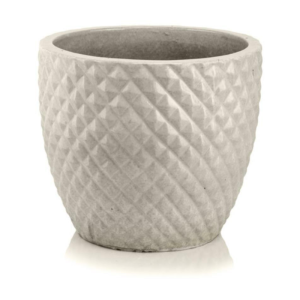 Kremowa donica ceramiczna mrozoodporna 24 cm Polnix Glazed 28.056