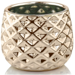 Złota osłonka na doniczkę Polnix 19 cm lustrzana nowoczesna glamour 02.631.19