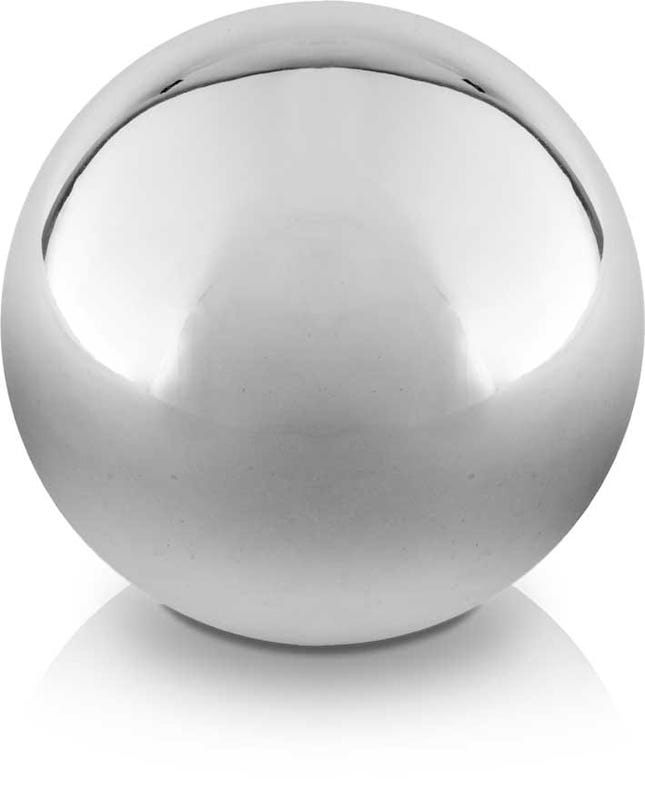 srebrne kule kulki dekoracyjne lustrzane