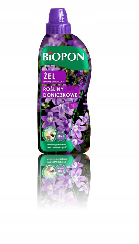 nawóz mineralny, żel do roślin doniczkowych Biopon 1 l